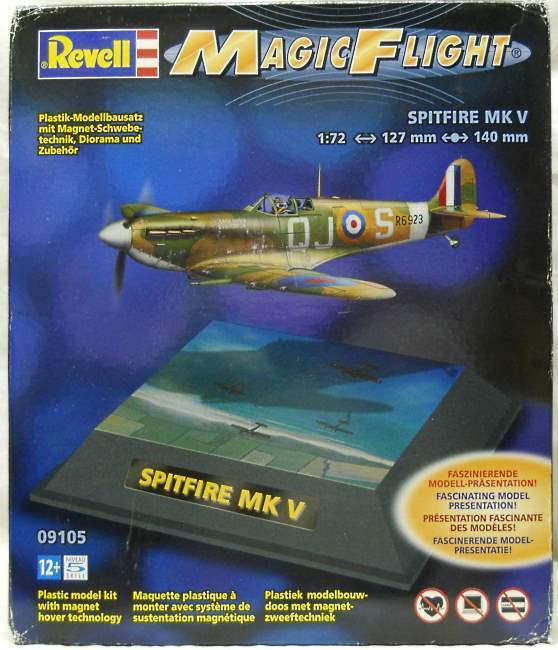 Revell 1/72 MagicFlight Spitfire k.V, 09105 plastic model kit